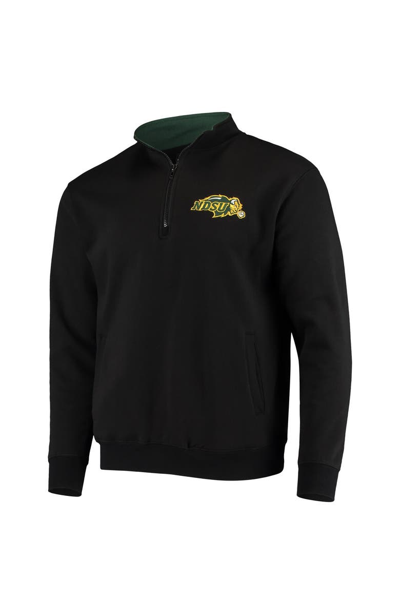 COLOSSEUM Men's Colosseum Black NDSU Bison Tortugas Logo Quarter-Zip Jacket, Alternate, color, Black