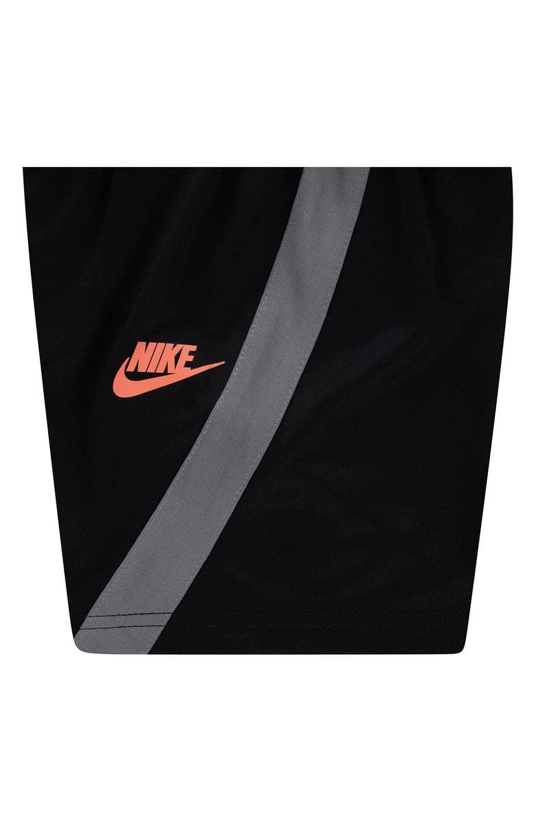 Nike Kids' On the Move Logo Graphic T-Shirt & Shorts Set, Alternate, color, Black