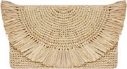 Vitamin A® Palma Raffia Clutch