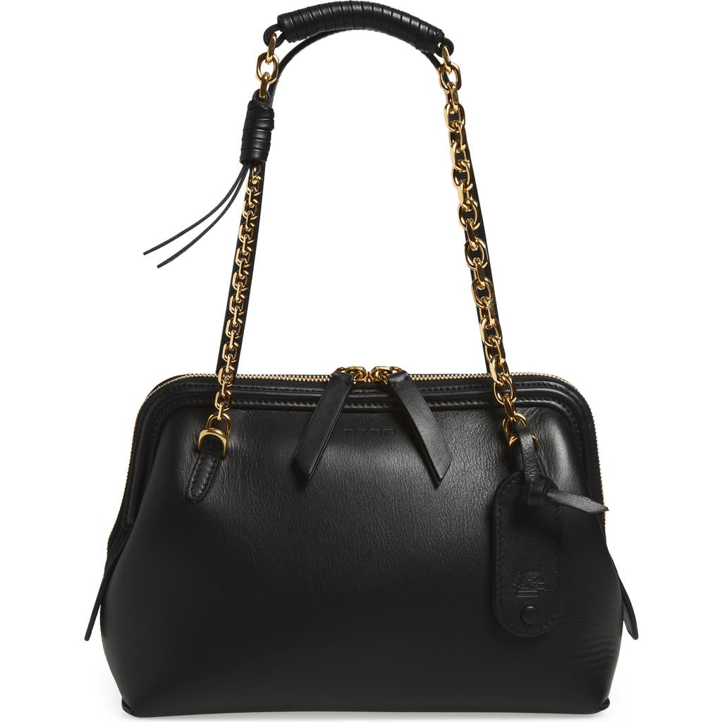Etro Small Leather Doc Shoulder Bag