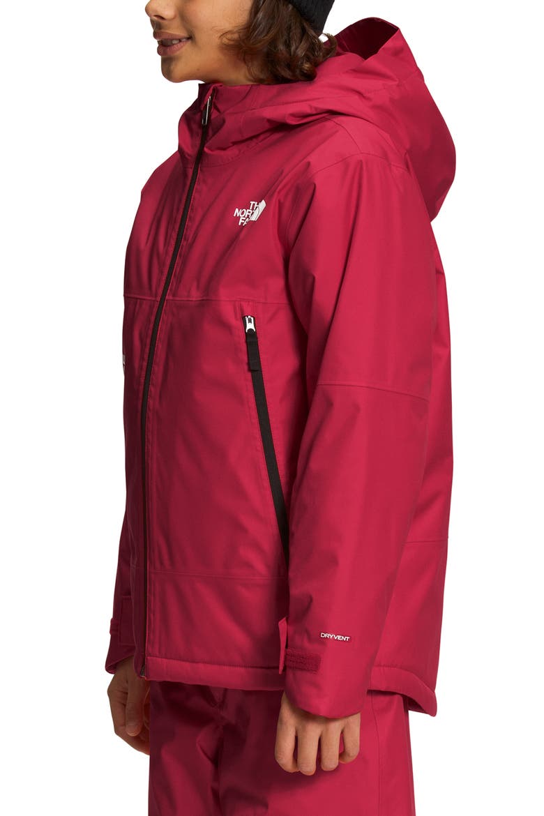 Kids' Freedom Insulated Waterproof Hooded Jacket, Alternate, color, RED