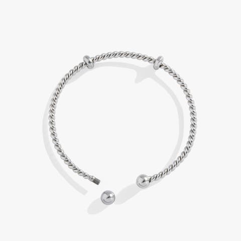 French Rope Charm Bracelet Cuff