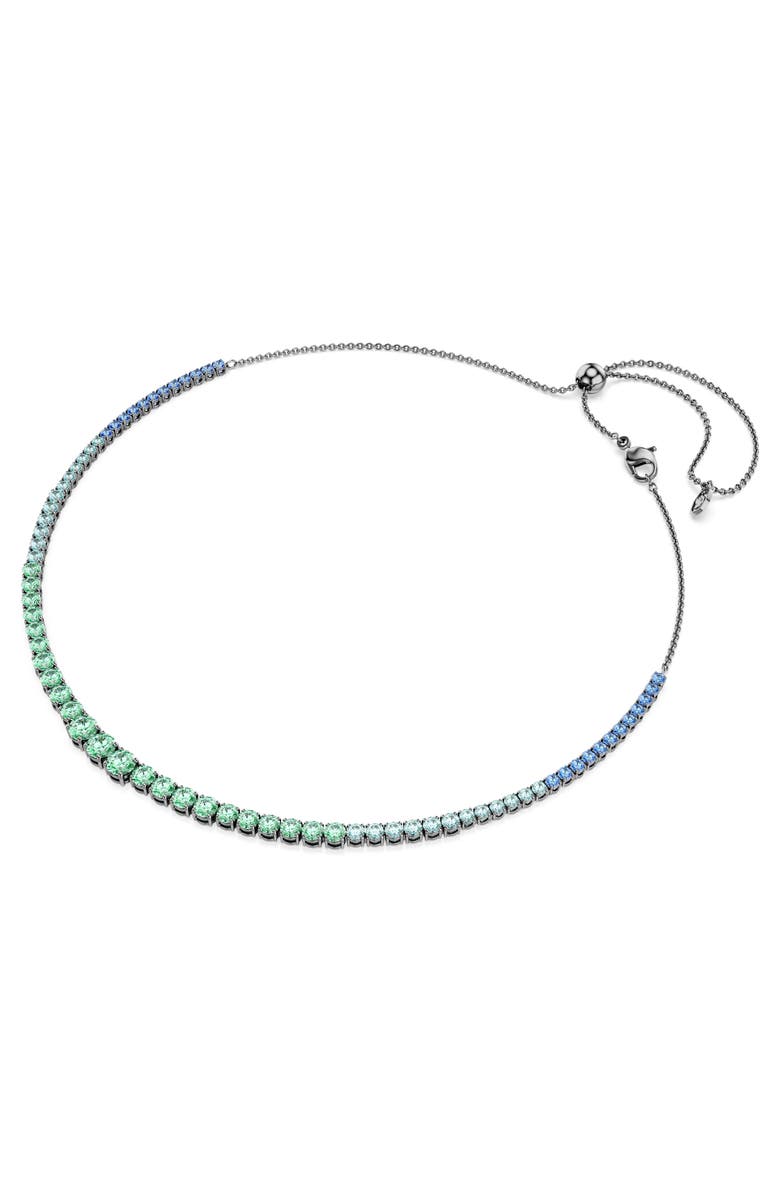 Swarovski Matrix Crystal Slider Necklace, Alternate, color, 