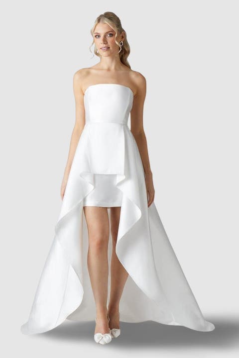 Bandeau Mini Wedding Dress