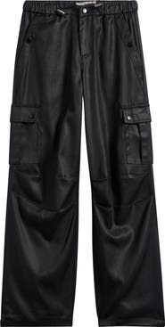 Tractr Kids' Coated Cargo Pants