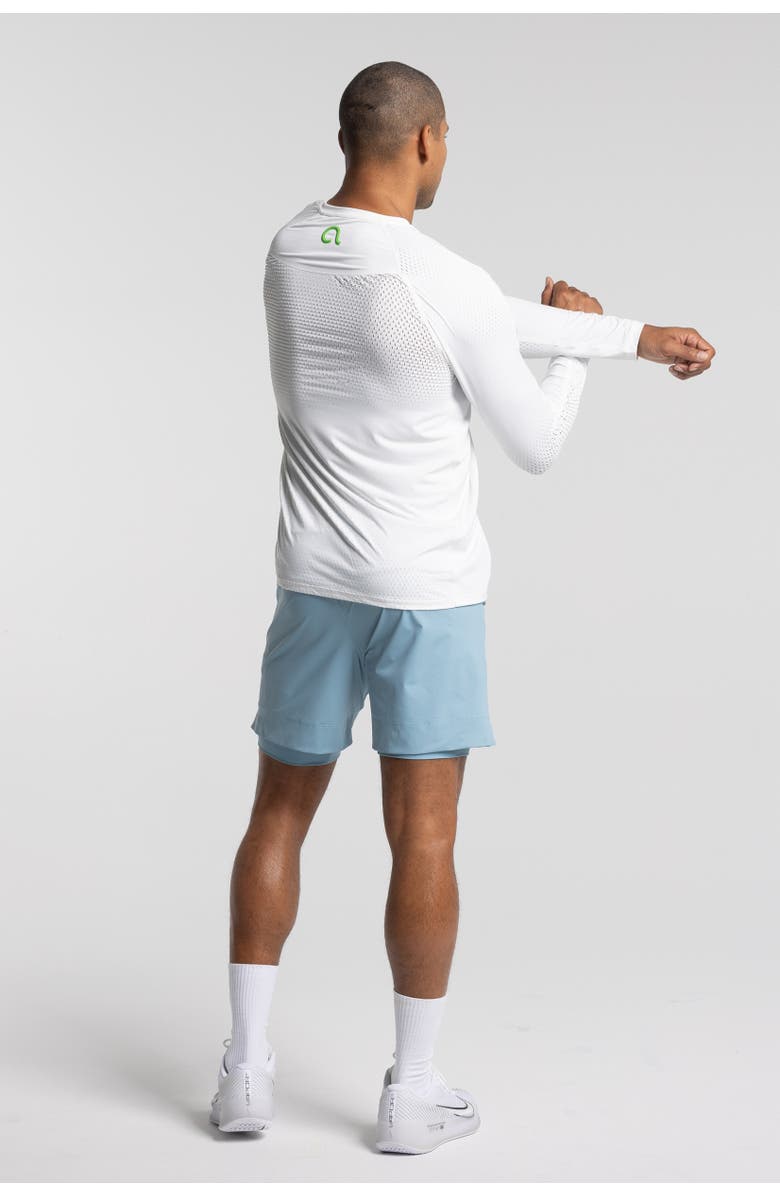 AVI Performance Pickleball Long Sleeve, Alternate, color, White Lotus