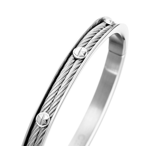 Charriol Forever Eternity Bangle In Metallic