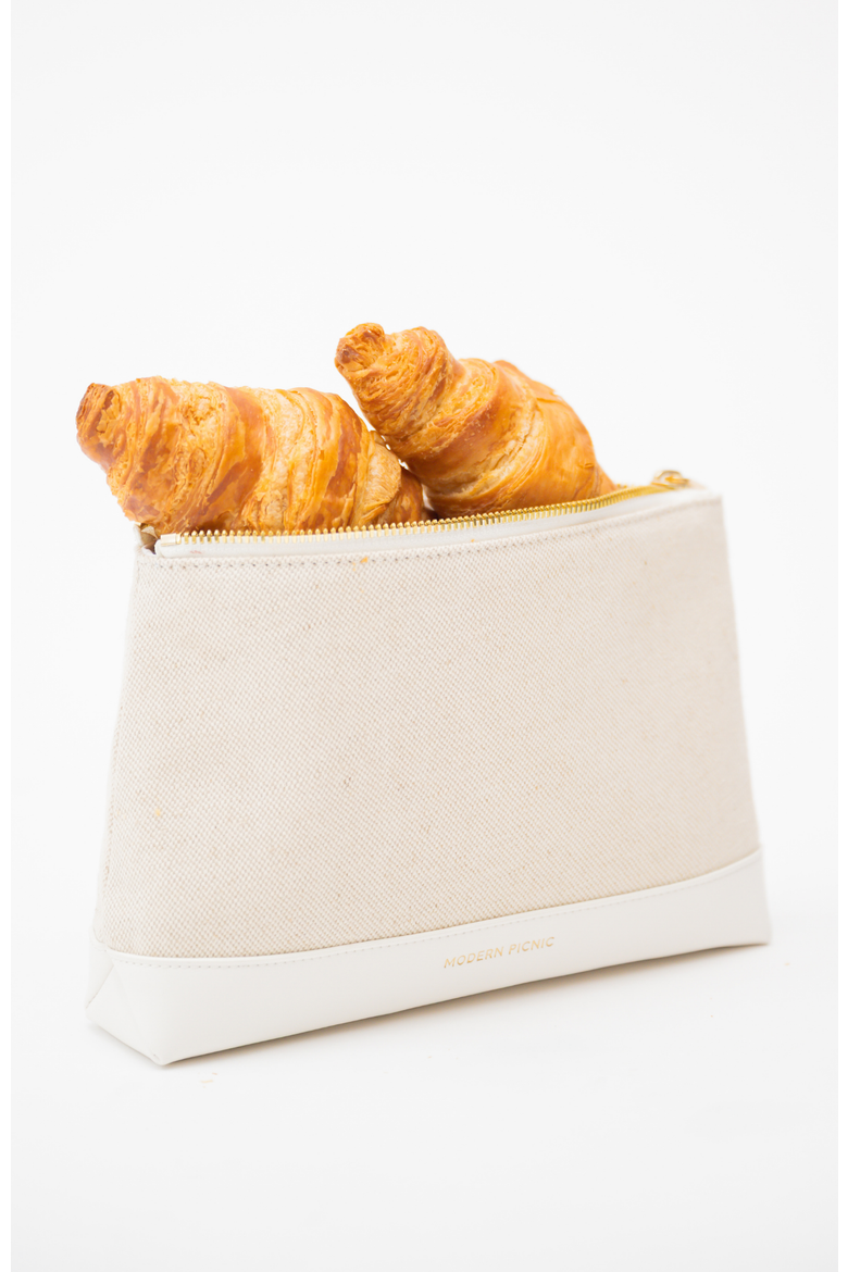 THE SNACKER, Alternate, color, White Canvas