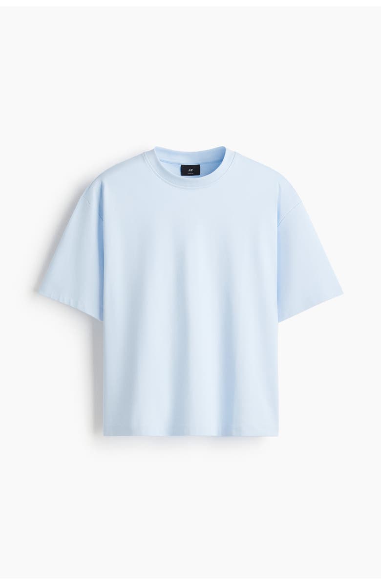 H&M Loose Fit Boxy-style T-shirt, Main, color, Light Blue