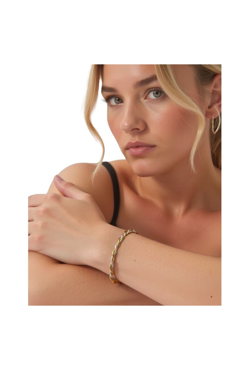 AKALIA Waterproof Love Twist Bracelet, Alternate, color, Gold