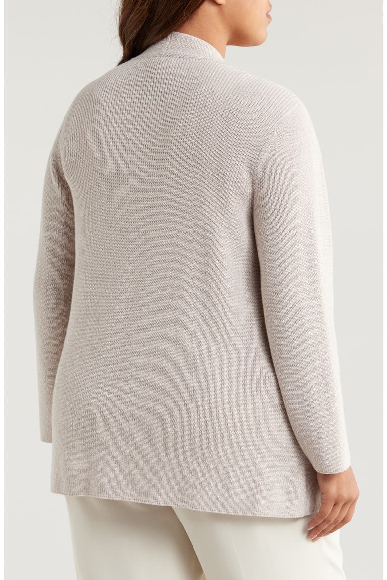 Organic Cotton Open Front Cardigan, Alternate, color, DOVE