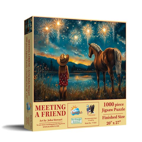 Meeting a Friend 1000 piece Jigsaw Puzzle for Adults