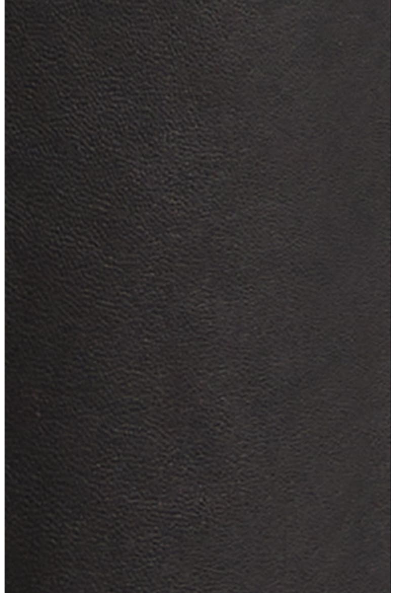 Ruelle Smooth Leather Coat, Alternate, color, NOIR CLASSIQUE