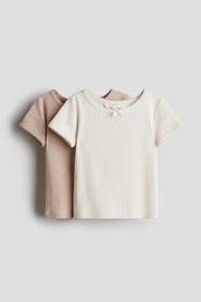 H&M 2-pack Cotton Tops