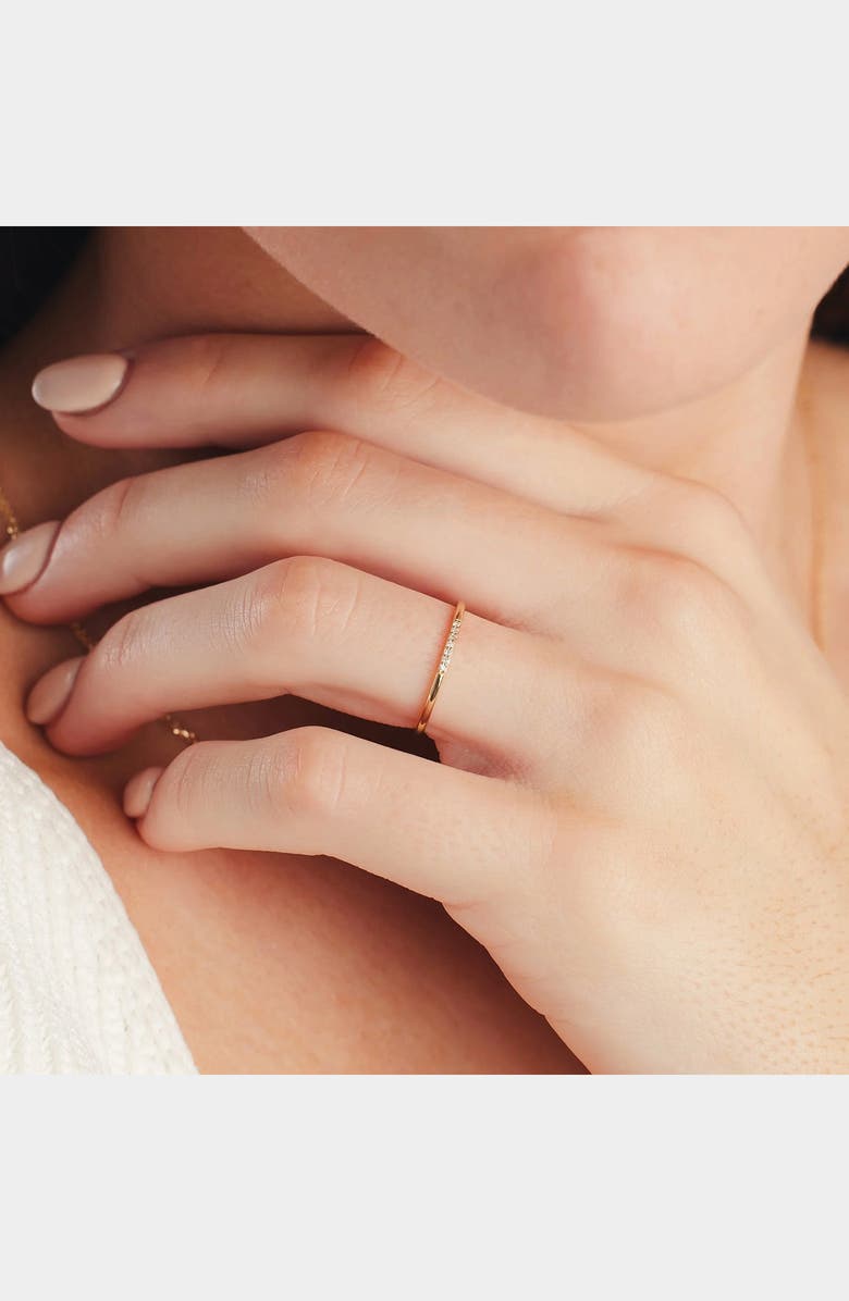 MADE BY MARY Luna Diamond Ring, Alternate, color, 14K Solid Gold