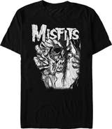 Misfits Men's Misfits Distressed Eye Skull  Graphic T-Shirt