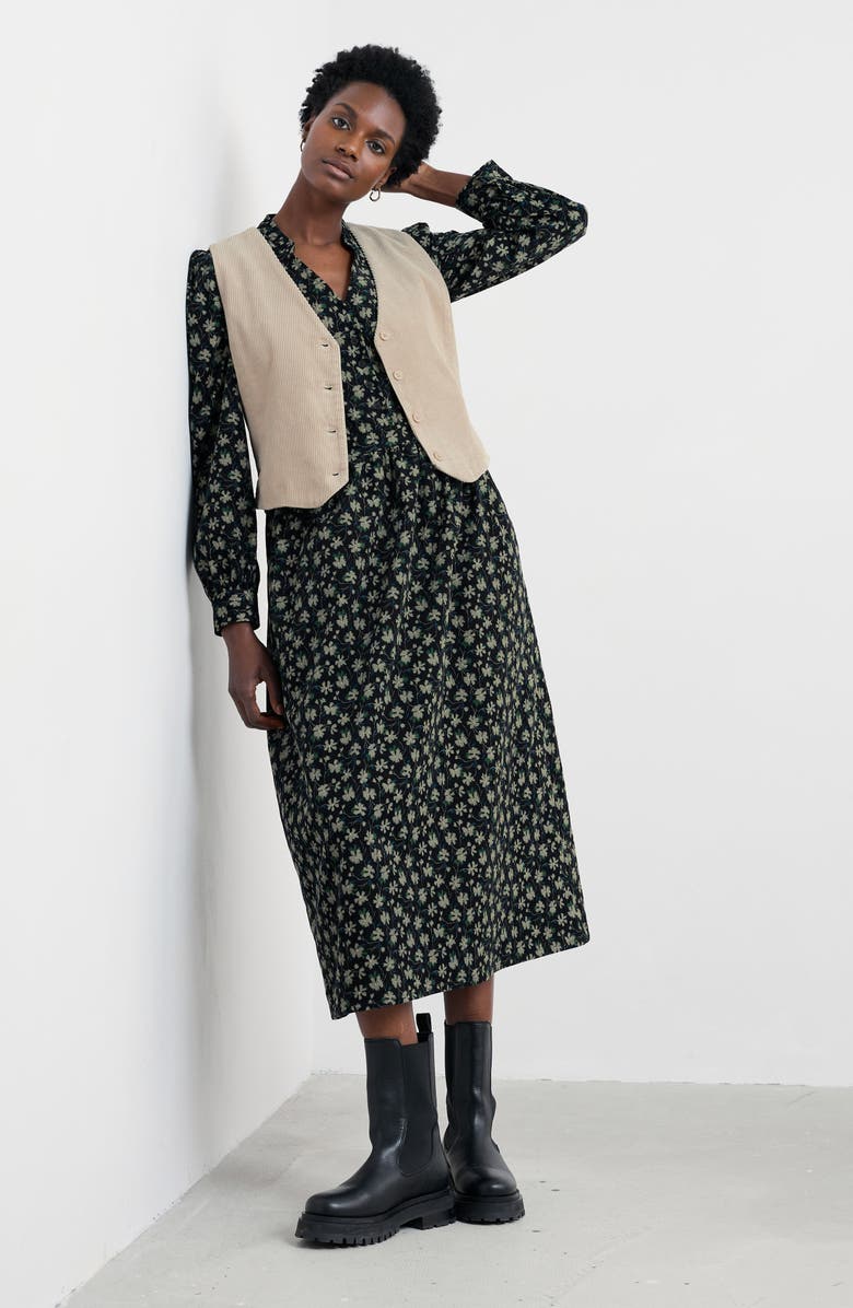 Seasalt Cornwall Pinpoint Organic Cotton Corduroy Vest, Alternate, color, Birch