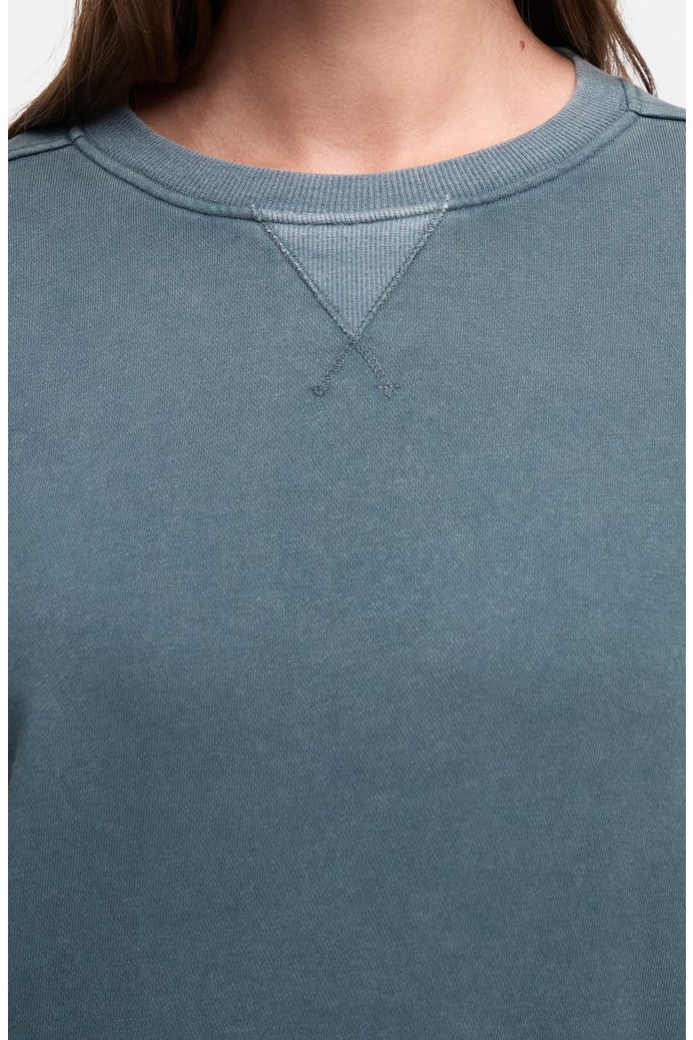 Jade Crewneck Sweatshirt, Alternate, color, DEEP TEAL
