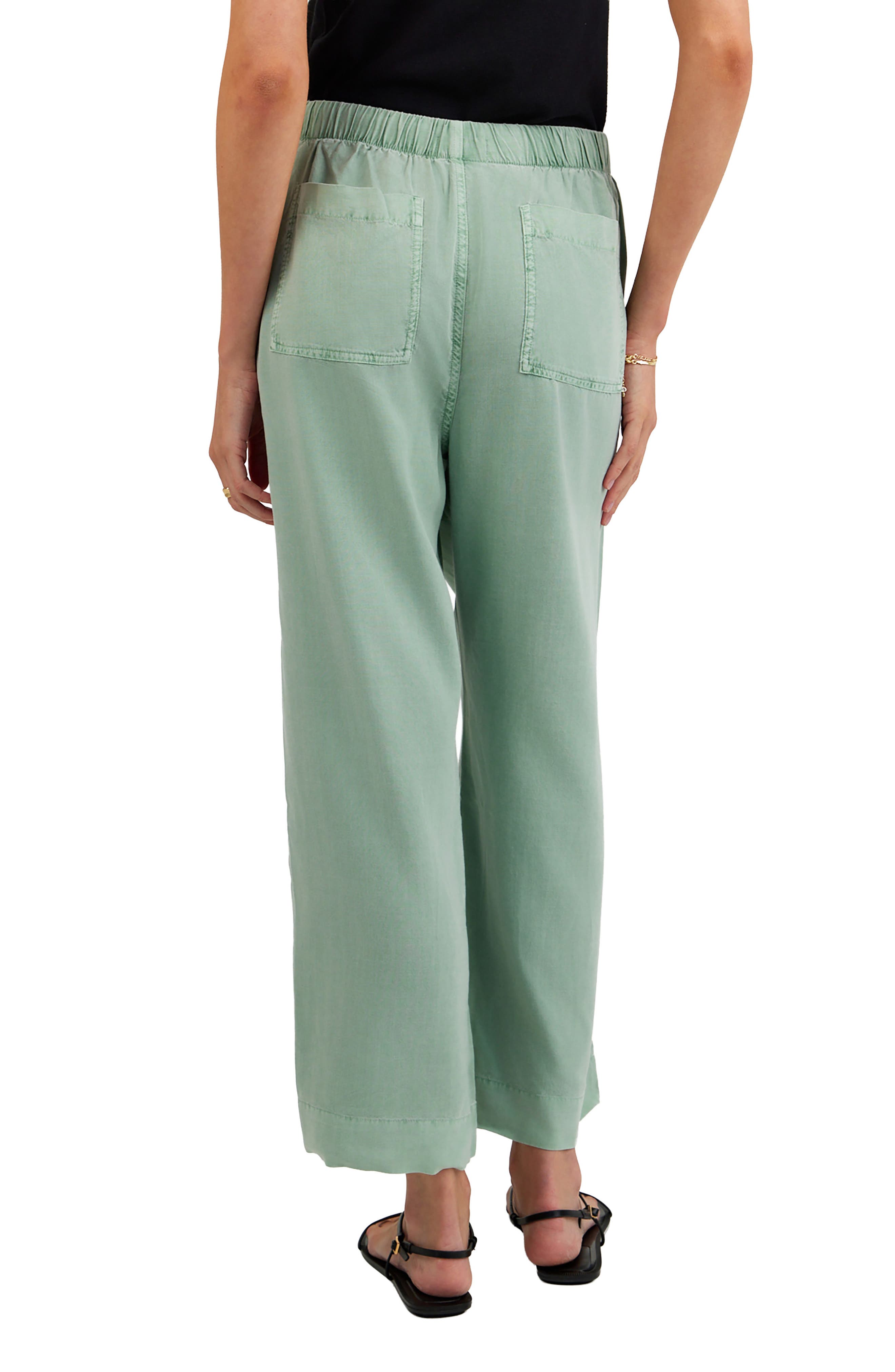 Easy Pocket Crop Wide Leg Pants - image 4