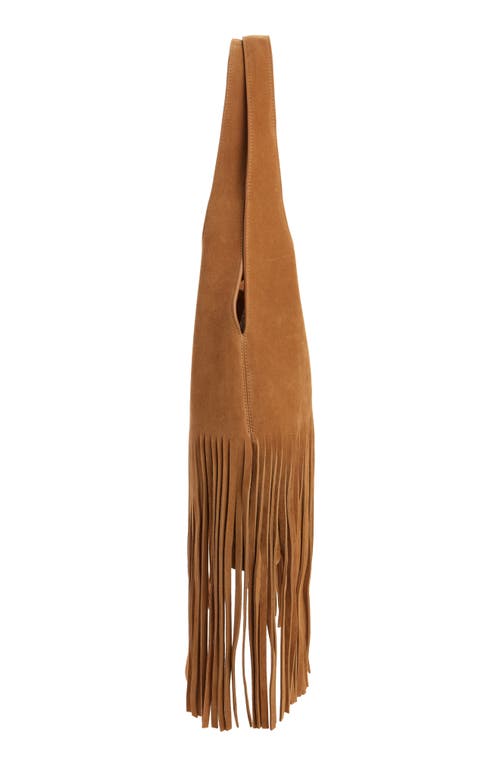 Reformation Ivy Tote Bag Bracco Suede In Brown