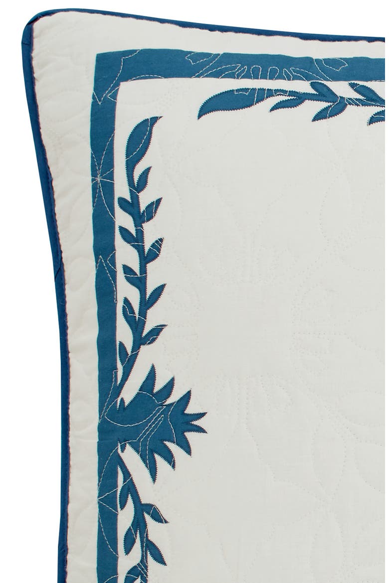 Aloha Pineapple Sham, Alternate, color, BLUE