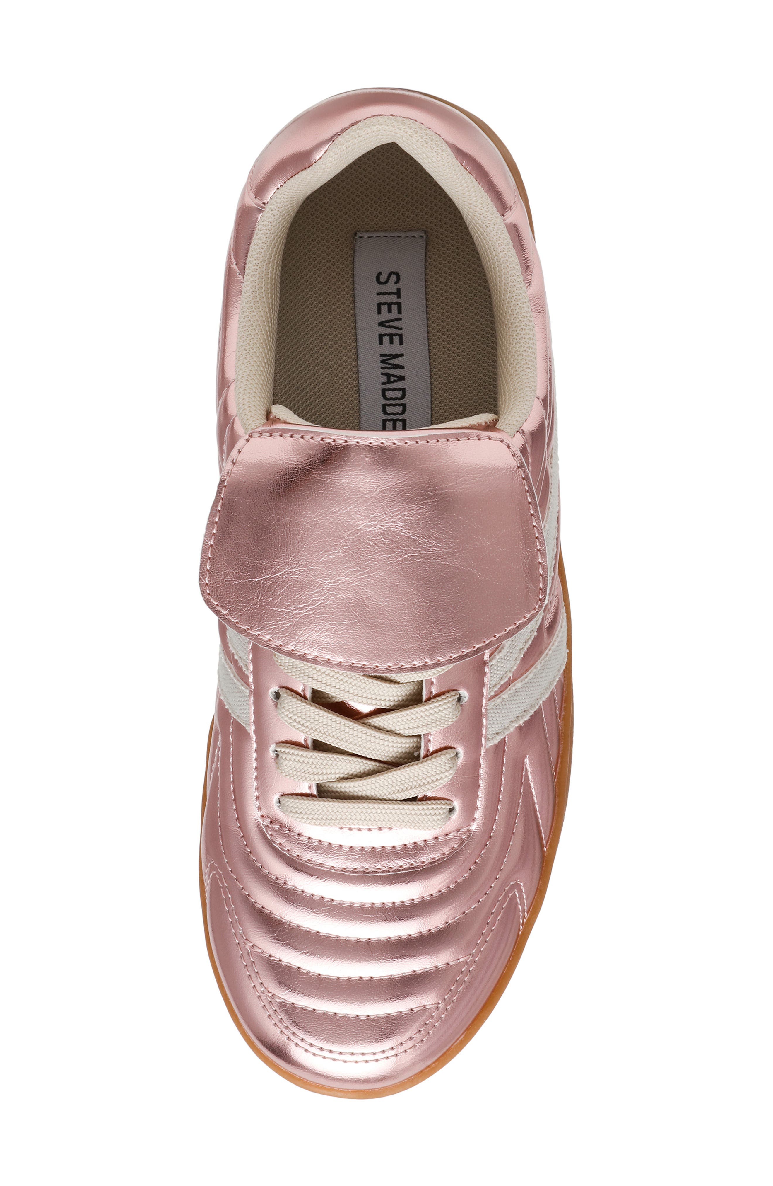 Madrid Low Top Sneaker, Alternate, color, PINK METALLIC
