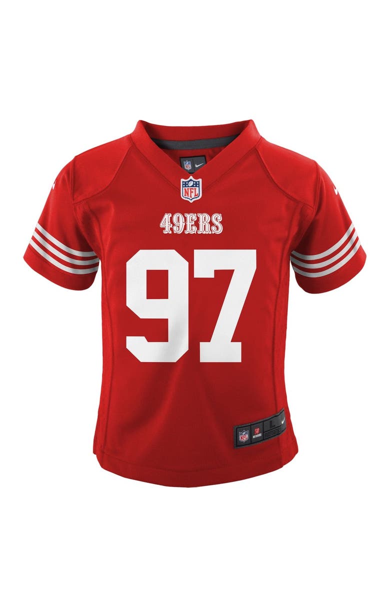 Nike Toddler Nike Nick Bosa Scarlet San Francisco 49ers Game Jersey, Alternate, color,