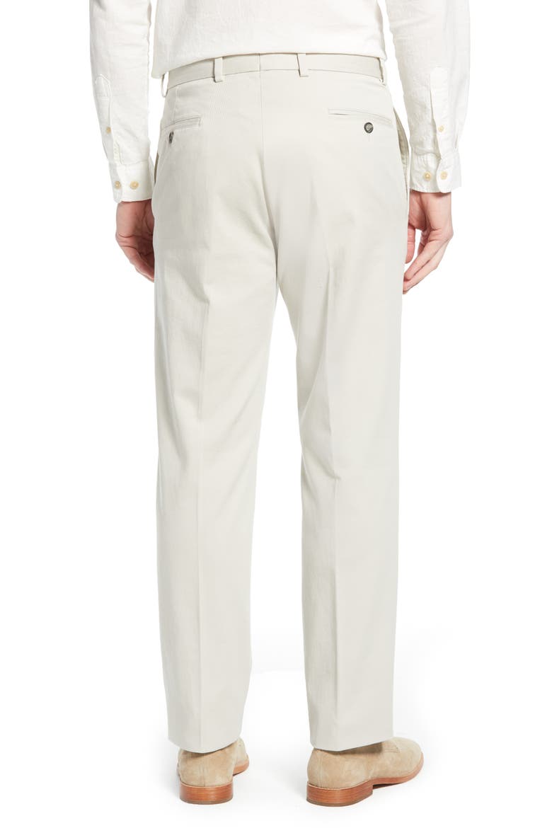 Charleston Khakis Flat Front Chino Pants, Alternate, color, STONE