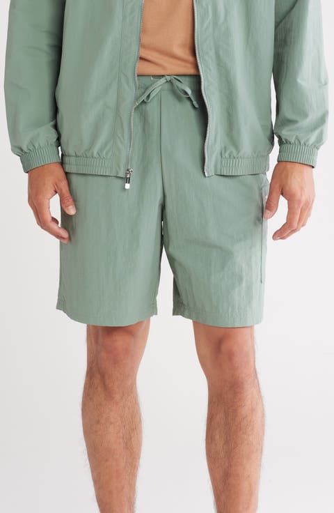 Nylon Cargo Shorts