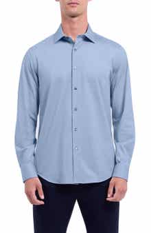 Bugatchi Jimmy OoohCotton® Button-Up Shirt