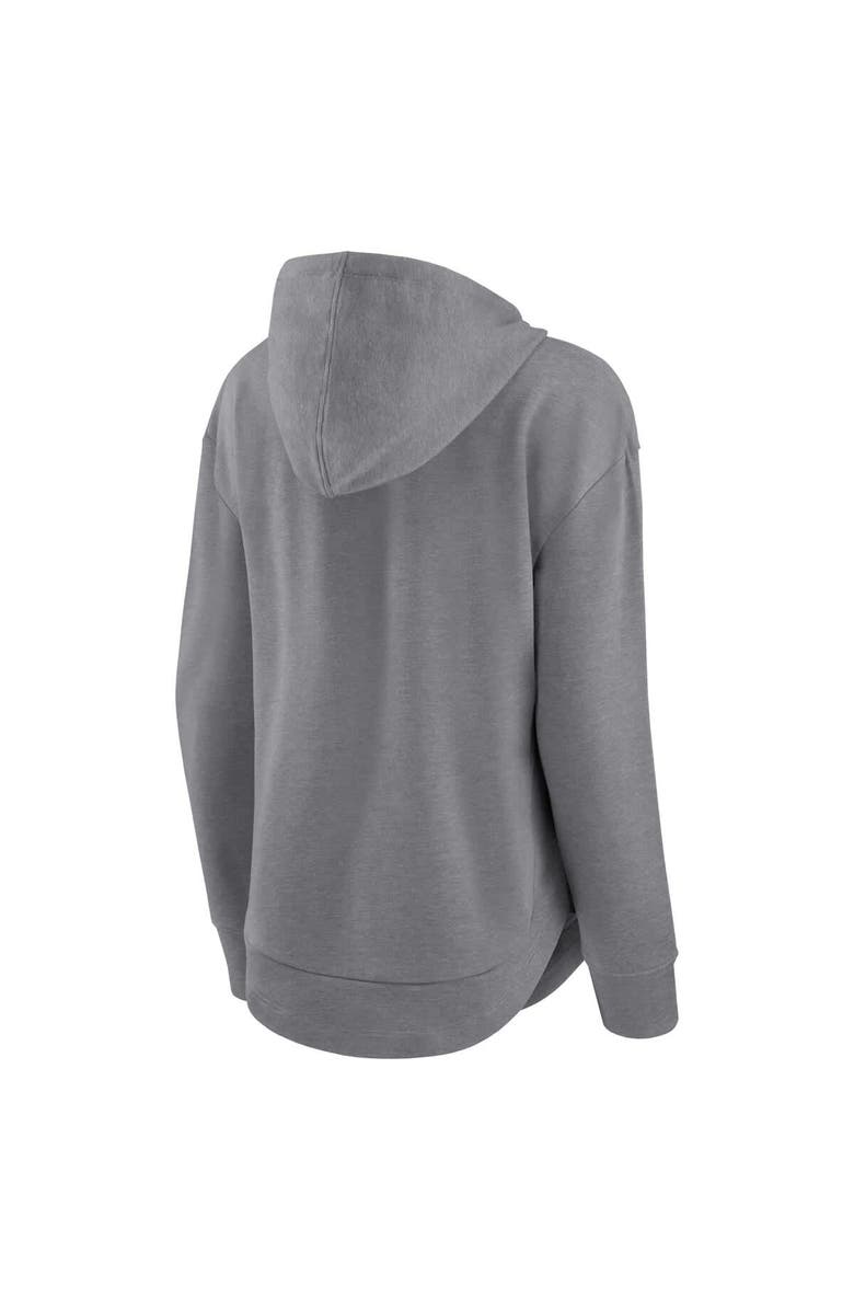 FANATICS Women's Fanatics  Heather Gray Oklahoma Sooners Tail Sweep Pullover Hoodie, Alternate, color, Heather Gray