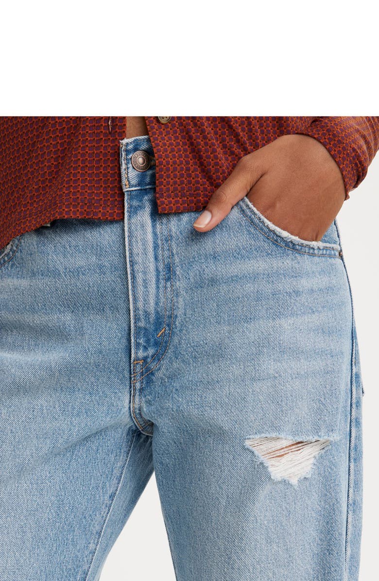 Levi's<sup>®</sup> Ripped Baggy Bootcut Jeans, Alternate, color,