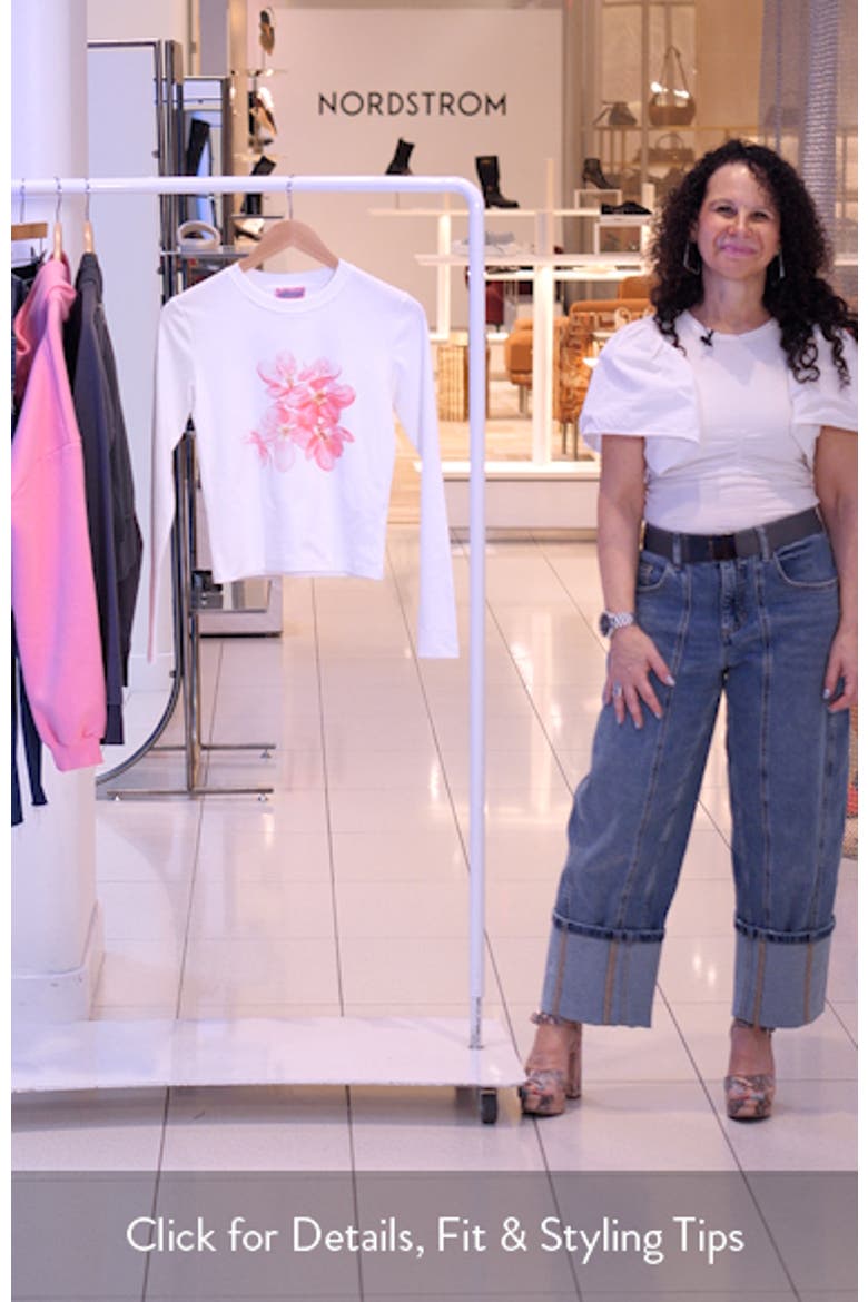 Blossom Long Sleeve Stretch Cotton T-Shirt video