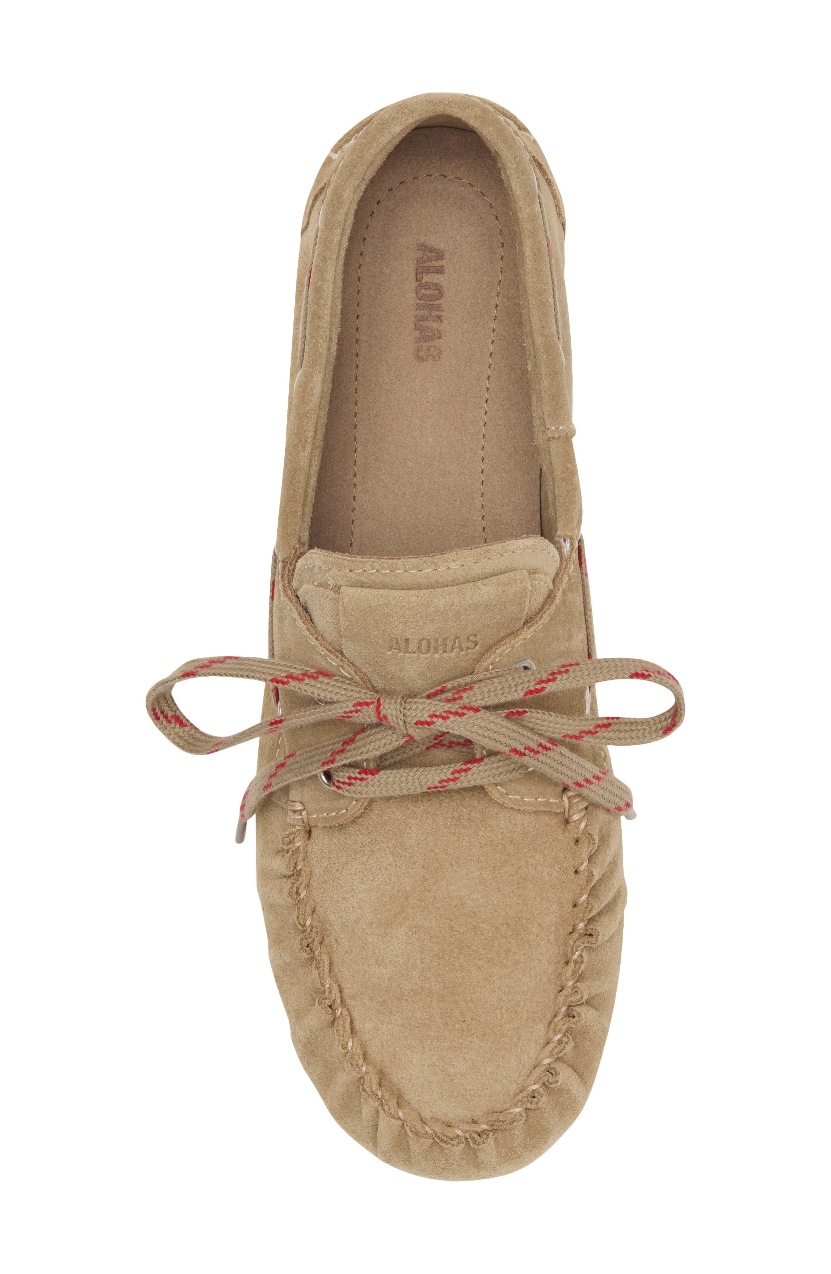 Rowan Leather Boat Shoe, Alternate, color, SPORTY SUEDE BEIGE