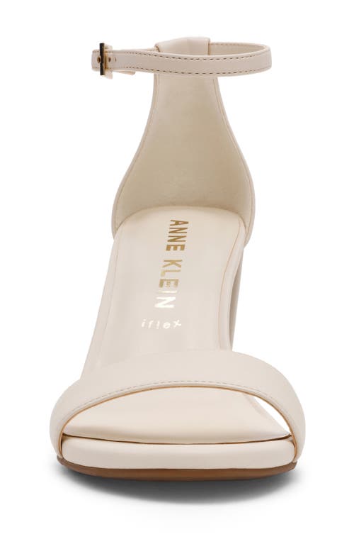 Anne Klein Kourtney Ankle Strap Sandal In Neutral