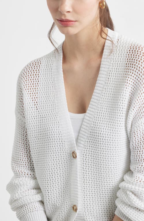 Caslonr Caslon(r) Open Stitch Cotton Cardigan