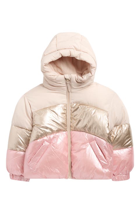 Kids' Colorblock Hooded Puffer Jacket (Toddler)