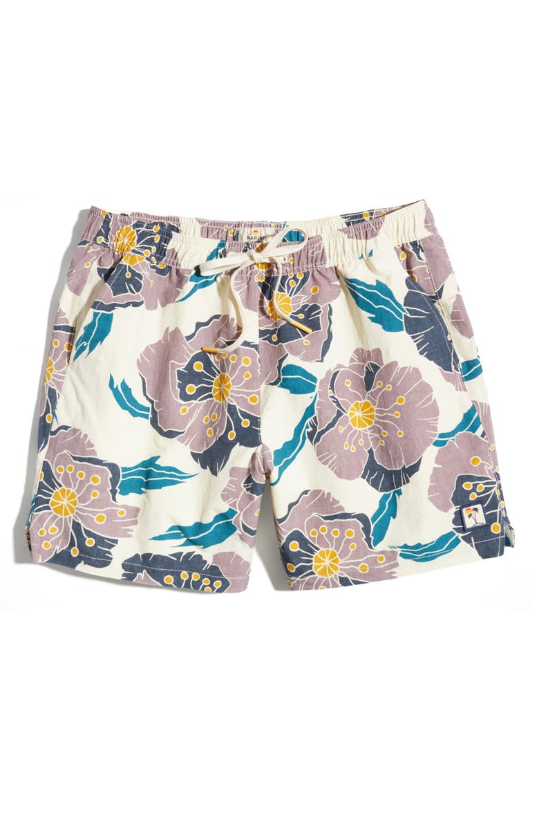 Marine Layer Floral Swim Trunks, Alternate, color, 