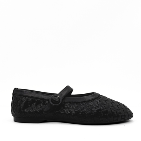 Rena Woven Mary Janes
