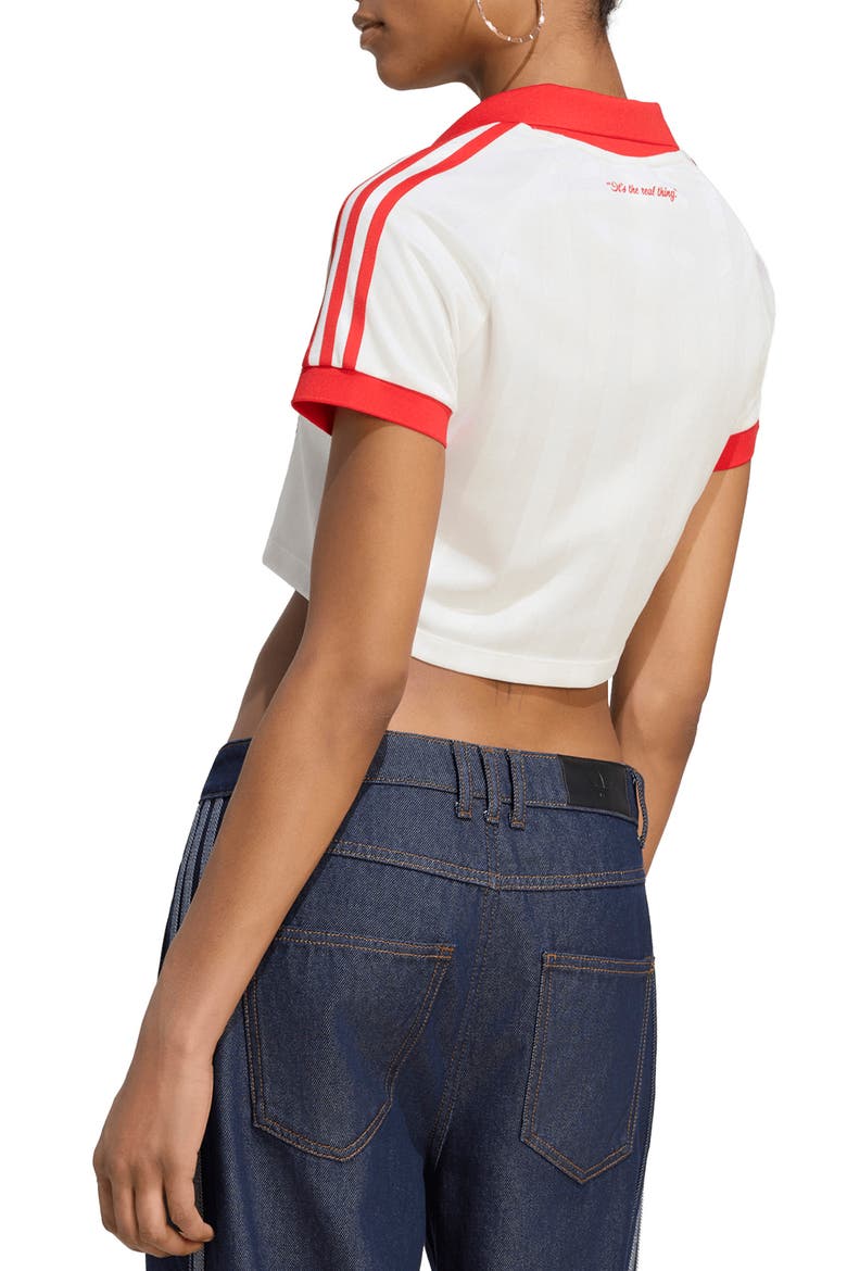 Coca-Cola Cropped Jersey, Alternate, color, CORE WHITE