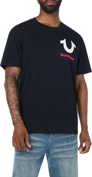 True Religion Tossed Logo Graphic T-Shirt