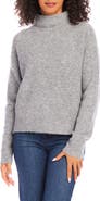 Karen Kane Funnel Neck Bouclé Sweater
