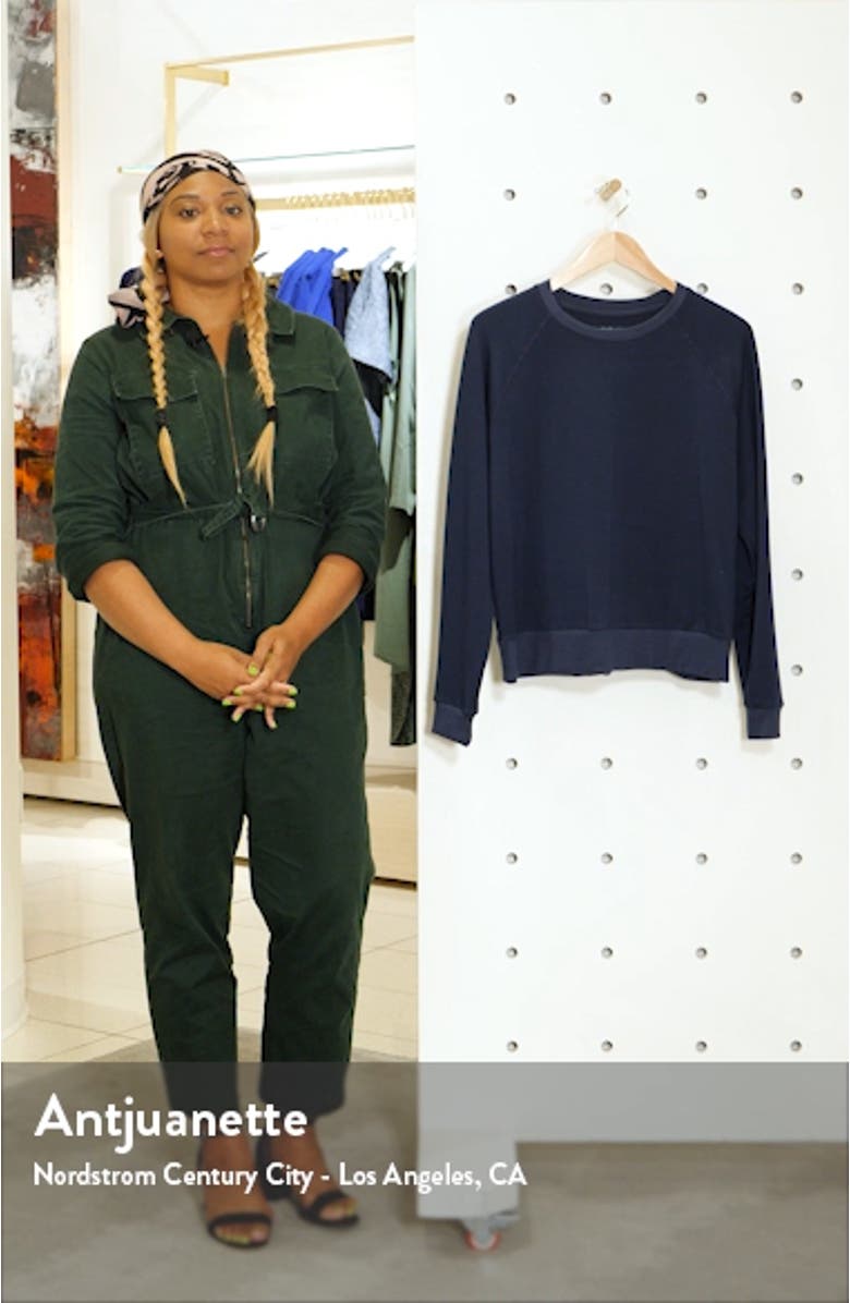 Fleece Raglan Sweatshirt, sales video thumbnail