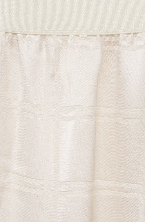 Mango Check Pajama Pants In Neutral