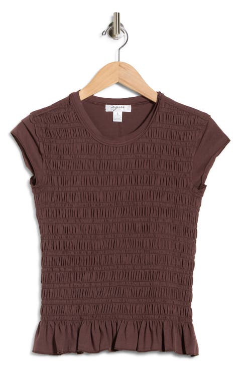 Smocked T-Shirt