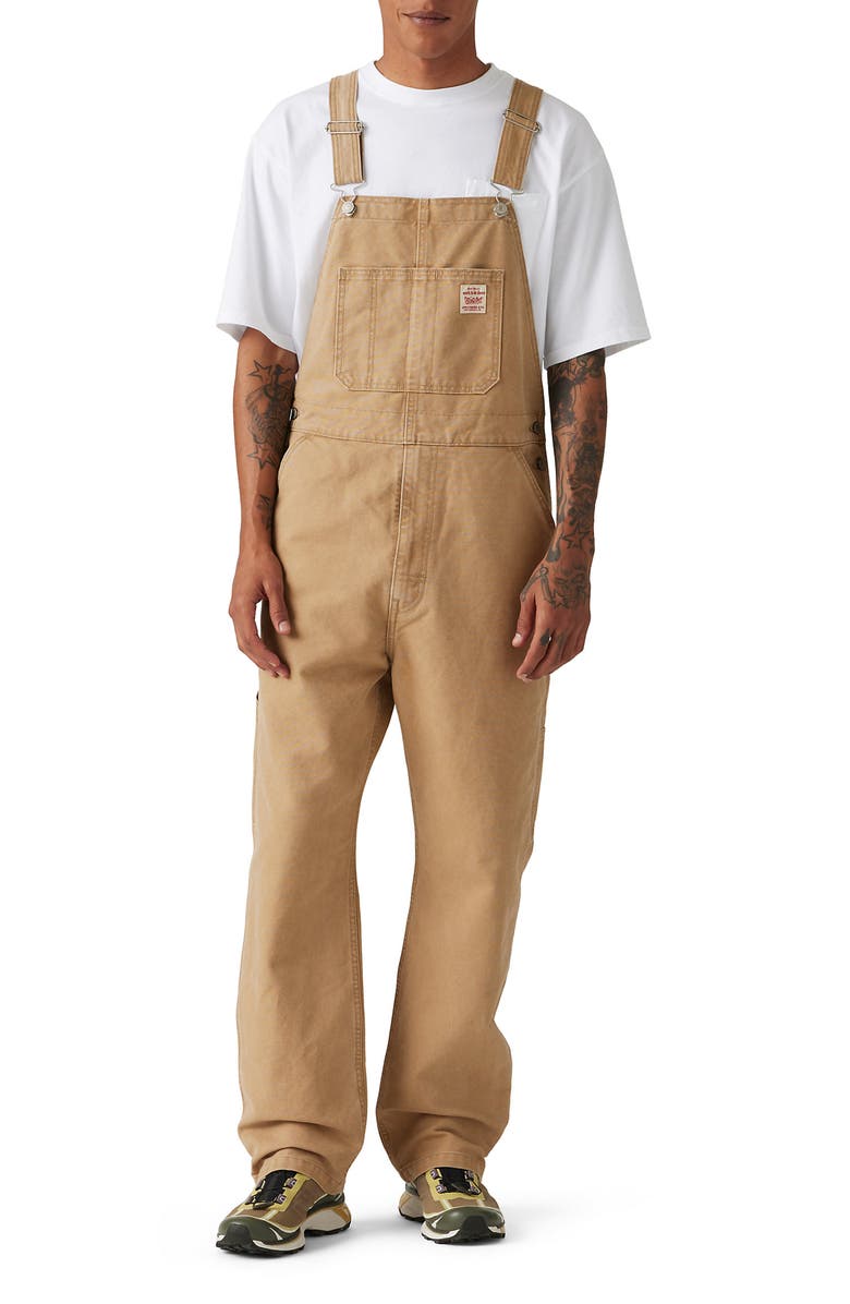 Levi's<sup>®</sup> Red Tab<sup>™</sup> Relaxed Straight Leg Canvas Overalls, Main, color, 