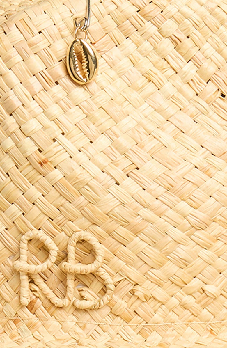 Ruslan Baginskiy Straw Fedora Hat, Alternate, color, Natural Straw