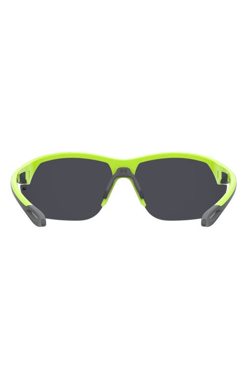 Under Armour Complete Half Rim Sunglasses In Yellow
