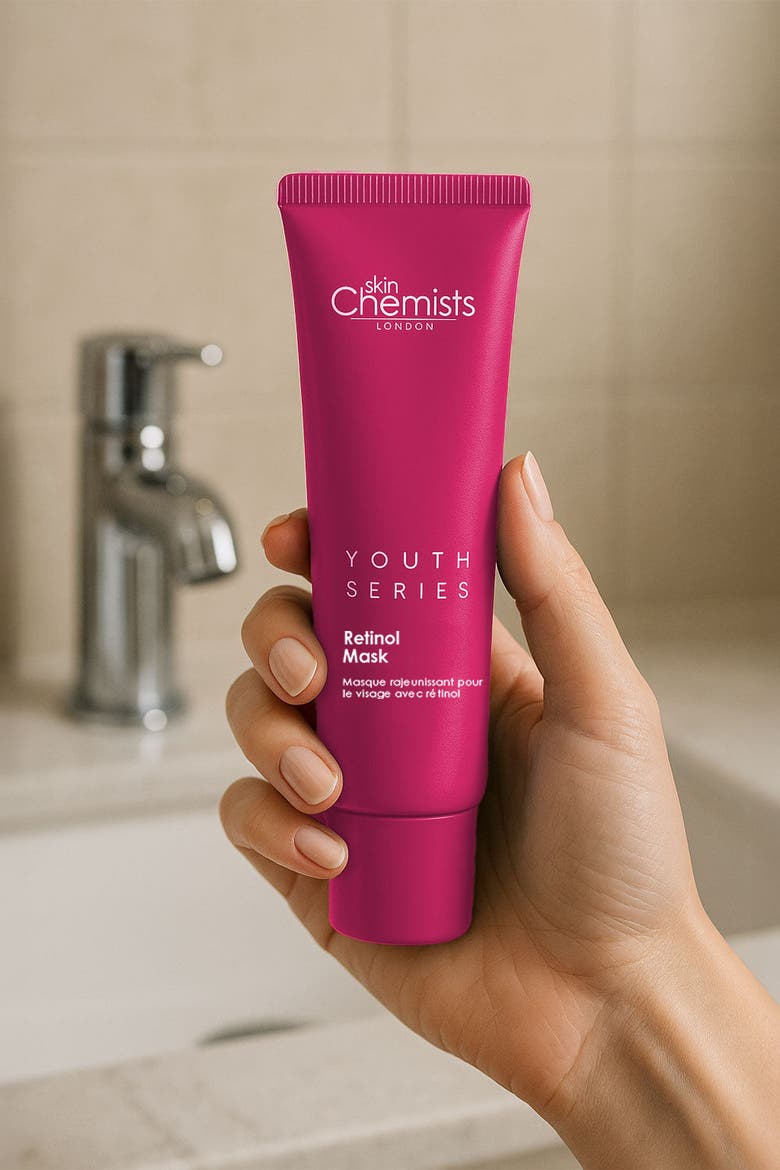 Youth Series Retinol & Bakuchiol Mask 50ml for Fine Lines & Wrinkles, Loss of Firmness, Alternate, color, White