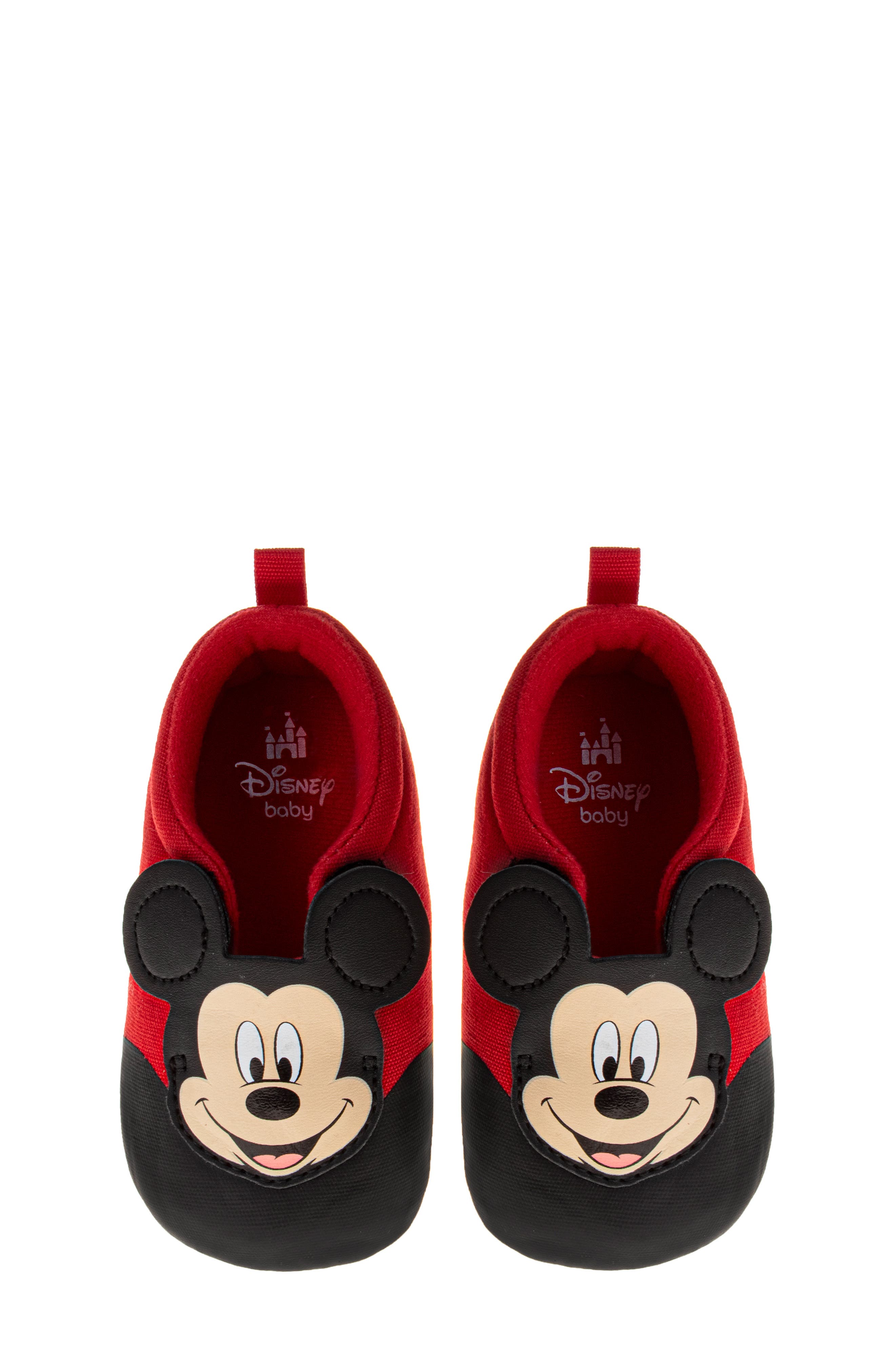 JOSMO Disney Mickey Mouse Slipper, Alternate, color, Red/ Black